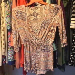 Floral romper from a boutique in Georgia.